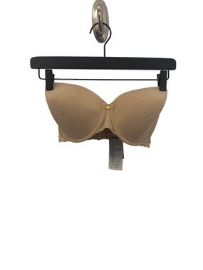NWT Wacoal beige strapless bra or with straps size 32DDD